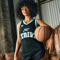 Just Strive Signature Jersey - Black & Teal