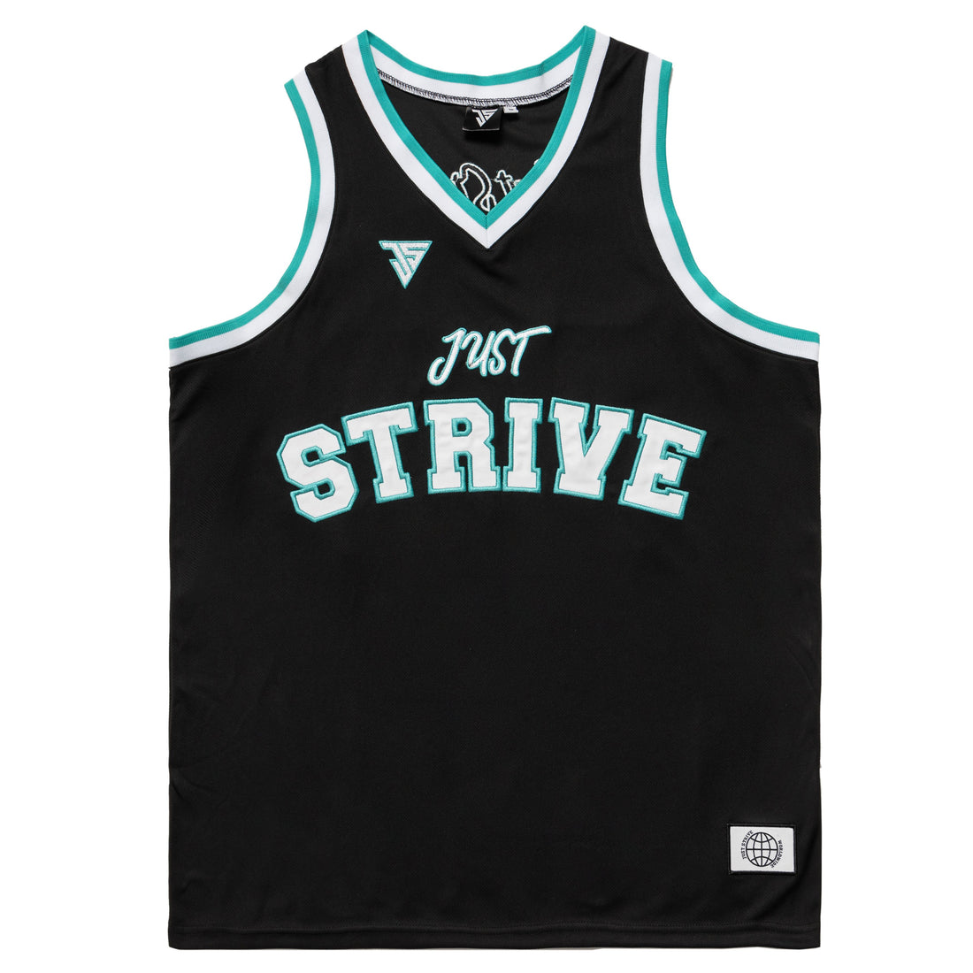 Just Strive Signature Jersey - Black & Teal