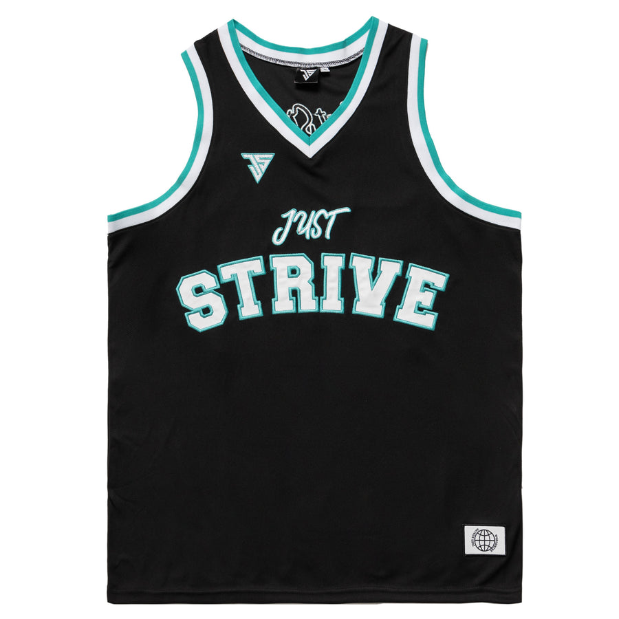 Just Strive Signature Jersey - Black & Teal