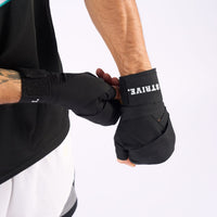 Hybrid hand-wraps with roller